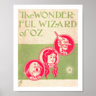 Back cover of The Wonderful Wizard of Oz book Poster