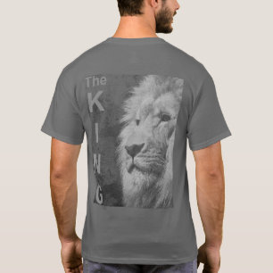 Back Design Elegant Modern Pop Art Lion Head Men's T-Shirt