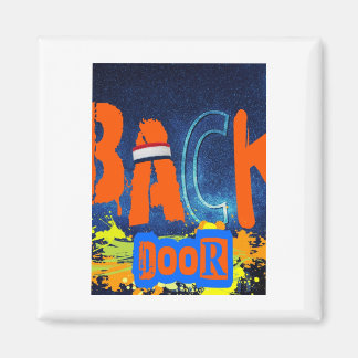 “back Door Chemistry” Design Chiffon Top  Magnet