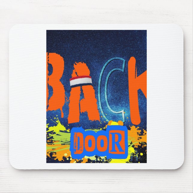 “back Door Chemistry” Design Chiffon Top  Mouse Mat (Front)