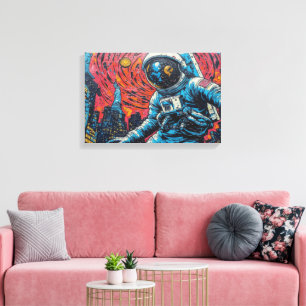 BACK DOWN IN THE CITY-NYC 6 CANVAS PRINT