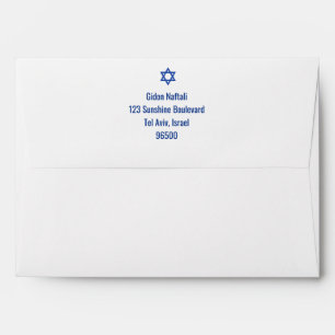 Back Flap and Inside Envelope Return Address