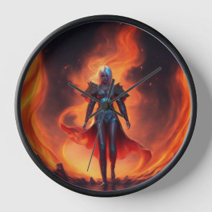 BACK FROM HELL DESIGN CLOCK