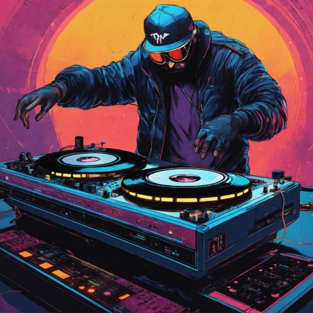 Back & Front  DJ's equipment Mens Wear T-Shirt  (Creator Uploaded)