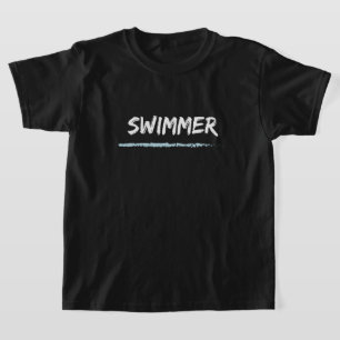 back & front i pee in the pool funny swimming T-Shirt