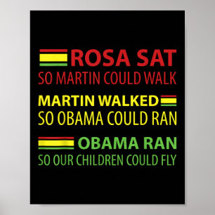 Back History And African Heritage Pride - Rosa Mar Poster