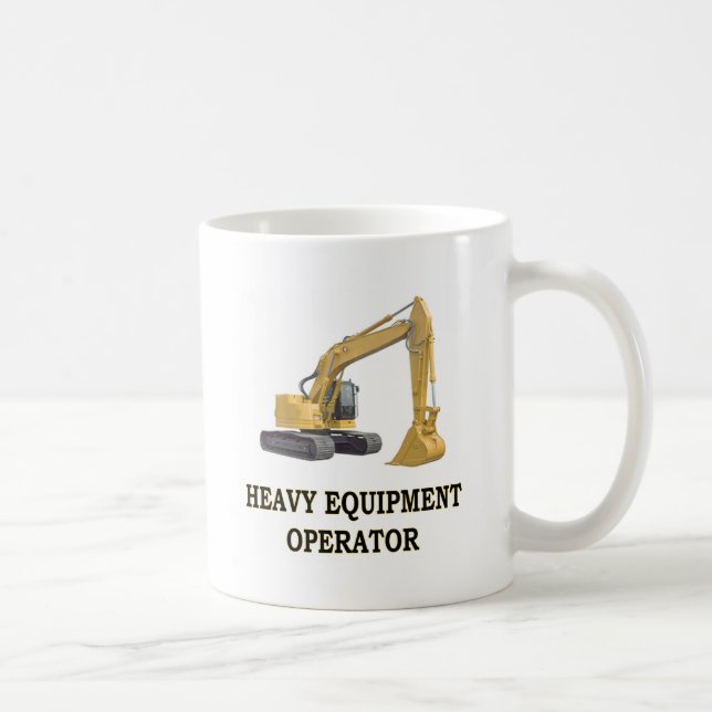 BACK HOE COFFEE MUG (Right)