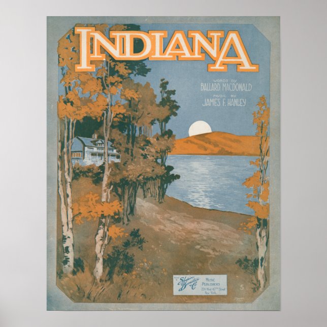 Back Home Again In Indiana Poster (Front)