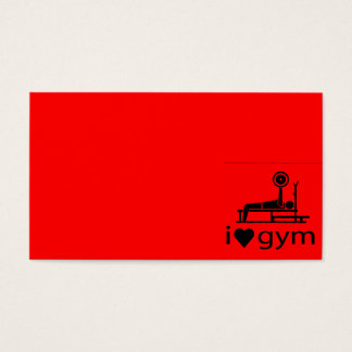 BACK IN BLACK RED I LOVE THE GYM WORKOUT WEIGHTLIF