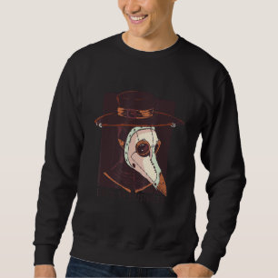 Back In Business Mediaeval Plague Doctor Mask Hall Sweatshirt