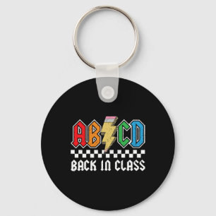 Back In Class Rocks Back To School Boys Girls Teac Key Ring