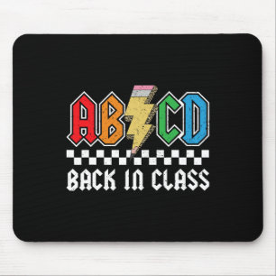 Back In Class Rocks Back To School Boys Girls Teac Mouse Mat