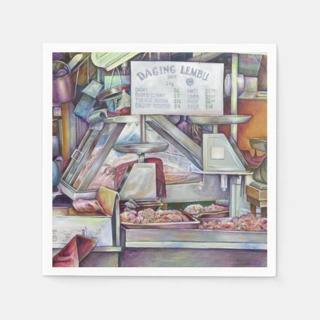 Back in Ten Minutes, Forgot my Wife's Birthday Napkin (Front)