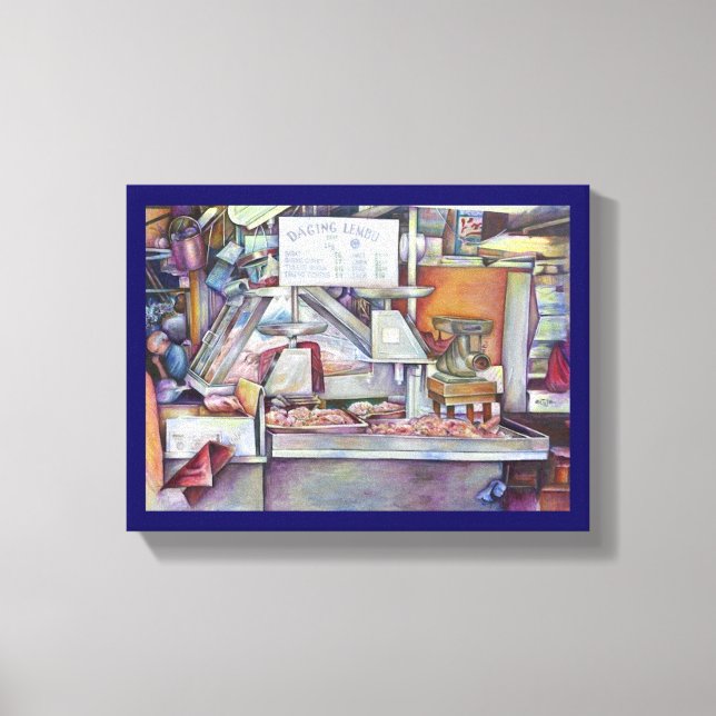 Back In Ten Minutes Forgot Wife Birthday Canvas Pr Print (Front)