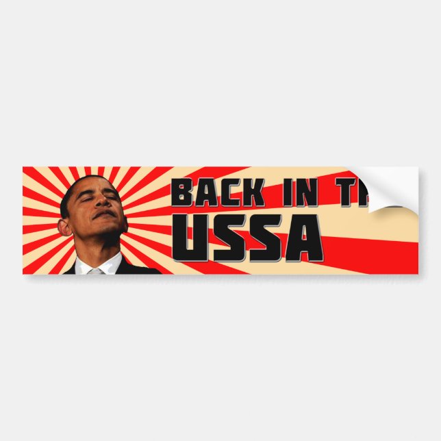 Back in the USSA bumpersticker Bumper Sticker (Front)