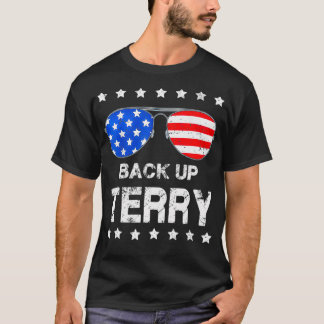 Back It Up Terry 4th Of July USA Flag Sunglasses P T-Shirt