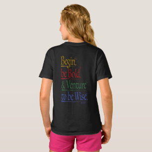 Back - Magical Horace Quote Kids T-Shirt