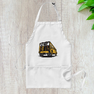 Back Of A School Bus Standard Apron