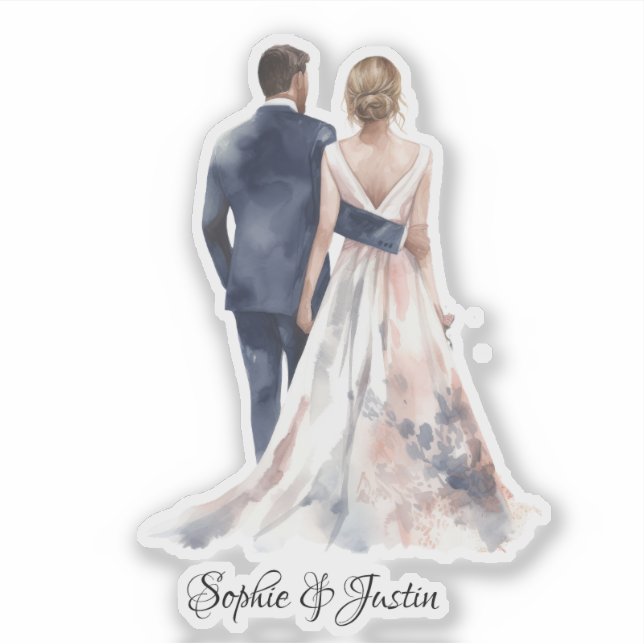 Back of Bride & Groom Personalised  (Front)