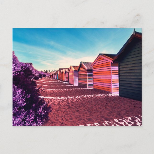 Back of Brighton Beach Poster Postcard (Front)