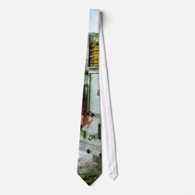Back of Fire Truck Closeup Tie (Front)