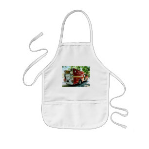 Back of Fire Truck Kids Apron