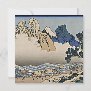 Back of Fuji mountain from Minobu river Hokusai