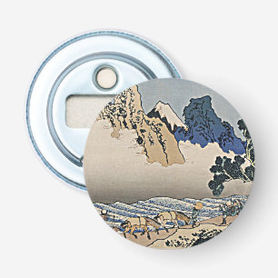 Back of Fuji mountain from Minobu river Hokusai Bottle Opener
