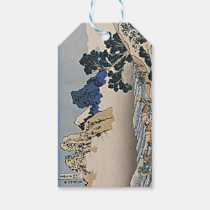 Back of Fuji mountain from Minobu river Hokusai Gift Tags