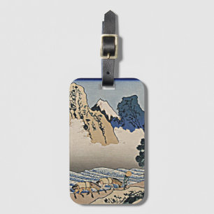 Back of Fuji mountain from Minobu river Hokusai   Luggage Tag