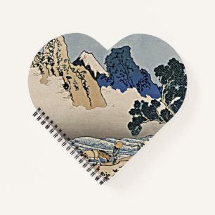 Back of Fuji mountain from Minobu river Hokusai Notebook