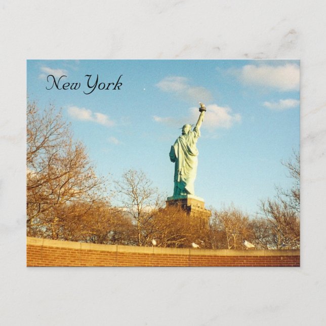 back of liberty postcard (Front)