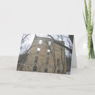 “Back of Oxford Mill Ruins” Christmas Card