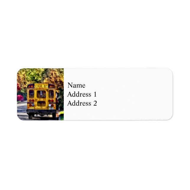 Back of School Bus (Front)