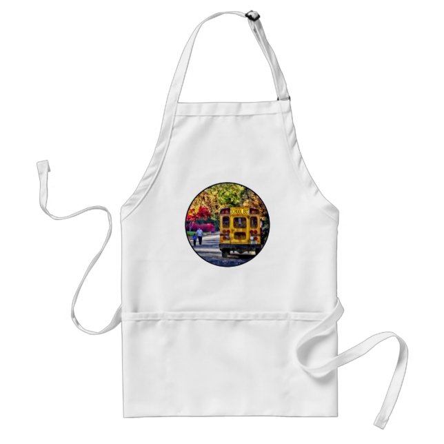 Back of School Bus Standard Apron (Front)