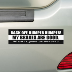 Back off- bumper sticker