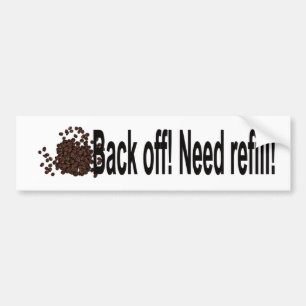 Back Off Bumper Sticker