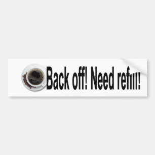 Back Off Bumper Sticker