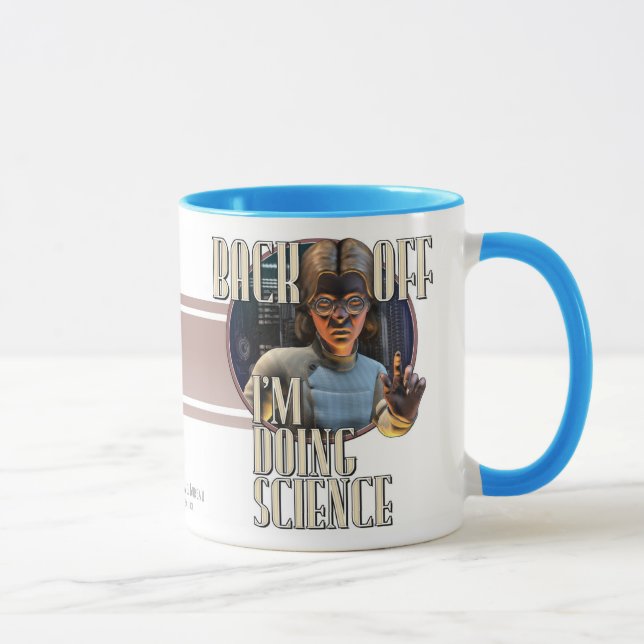 Back Off - I'm Doing Science (W) Mug (Right)