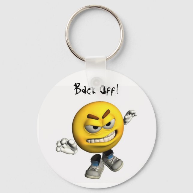 Back Off! Keychain (Front)