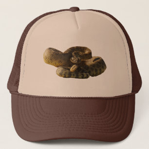Back Off or I'll Bite Cha, Rattlesnake Trucker Hat
