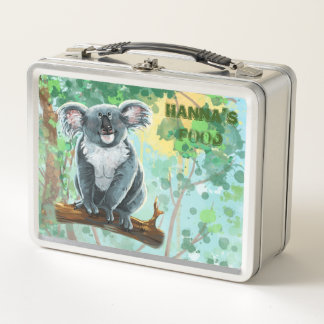 Back Off Personalised Saint Bernard Luchbox Metal Lunch Box