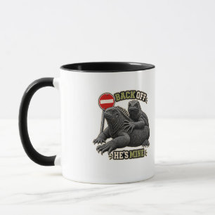 Back Off She's Mine Iguana Combo Mug