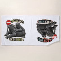 Back Off She's Mine Iguana Couple