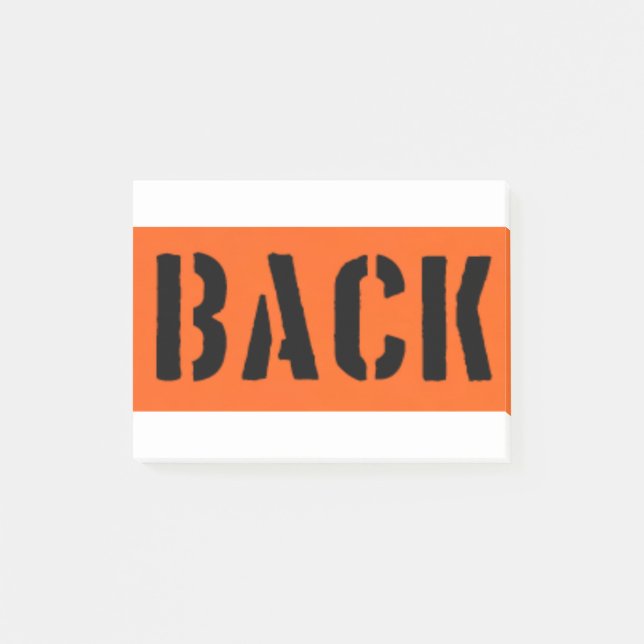 Back on Front Post-it Notes (Front)