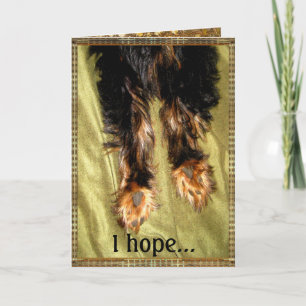 Back on your feet Customisable Card