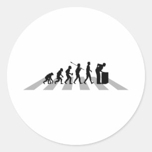 Back Pain Classic Round Sticker