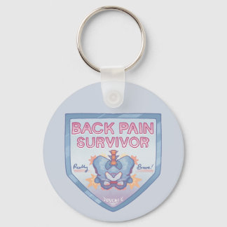 Back Pain Survivor Key Ring
