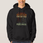 Back Playing Guitar Is Like Math Only With Feeling Hoodie<br><div class="desc">Back Playing Guitar Is Like Math Only With Feelings Guitar</div>