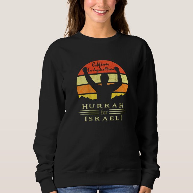 Back Print California Los Angeles Mission Sweatshirt (Front)